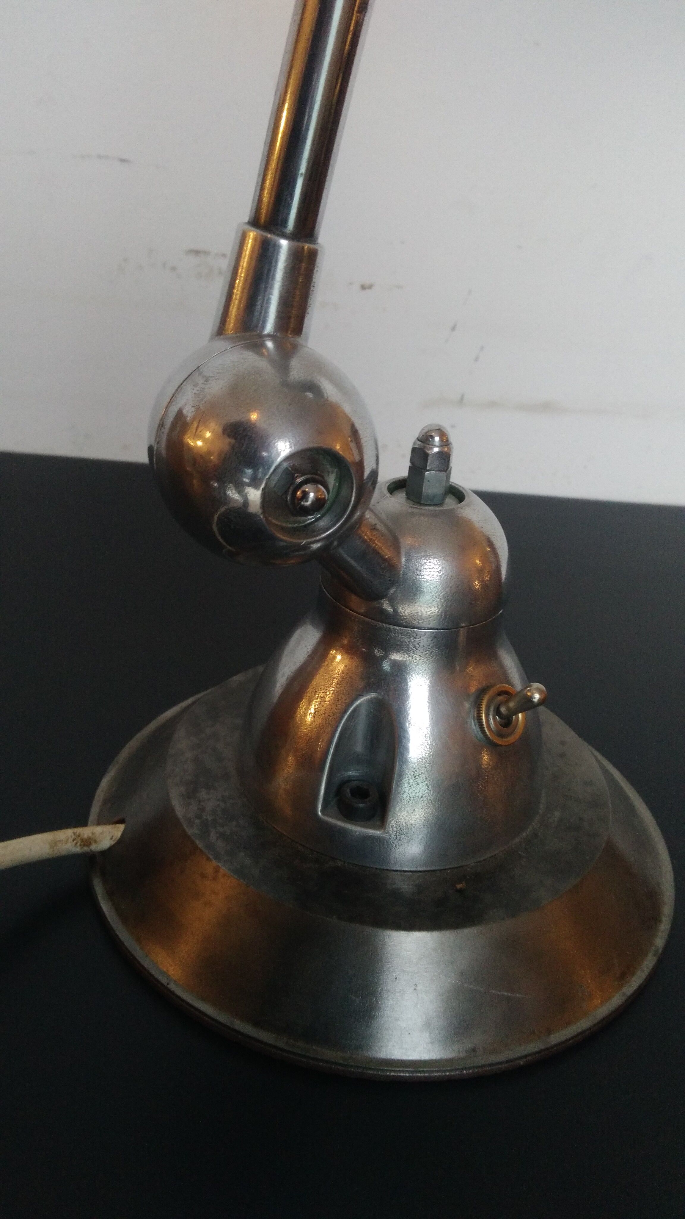 Lamp Jieldé circa 1950, arm 25 cm