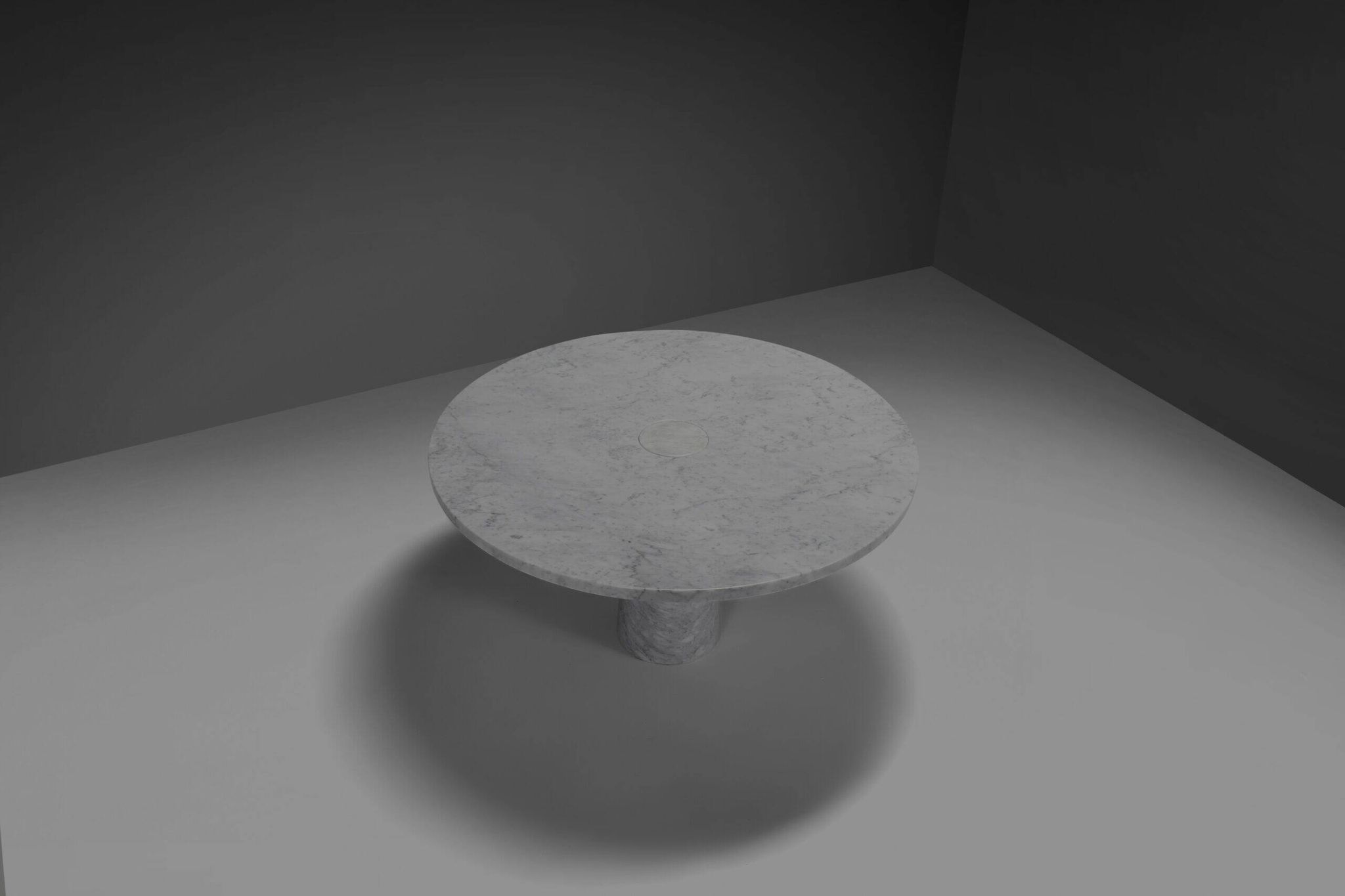 Table à manger originale « Eros » en marbre de Carrare par Angelo Mangiarotti, Italie