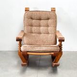 Vintage brutalist rocking chair