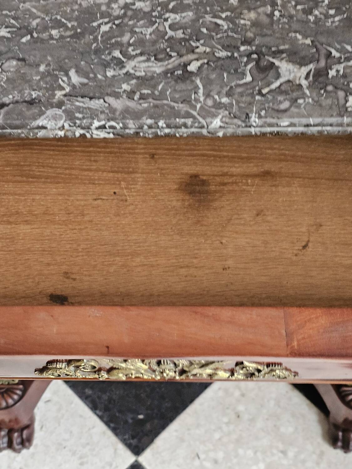 19th century Empire console