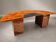 Vintage executive desk in burl wood – 1970s