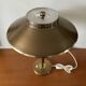 Rare Vintage Brass And Teak Table Lamp Borden's Boras Model 8445, 1940's
