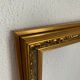 Gold leaf gilded frame for painting or print - 57 x 40 cm