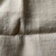 Nappe en toile de chanvre brut 19e brodée XXL