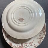 5 assiettes Gien modèle Yeddo