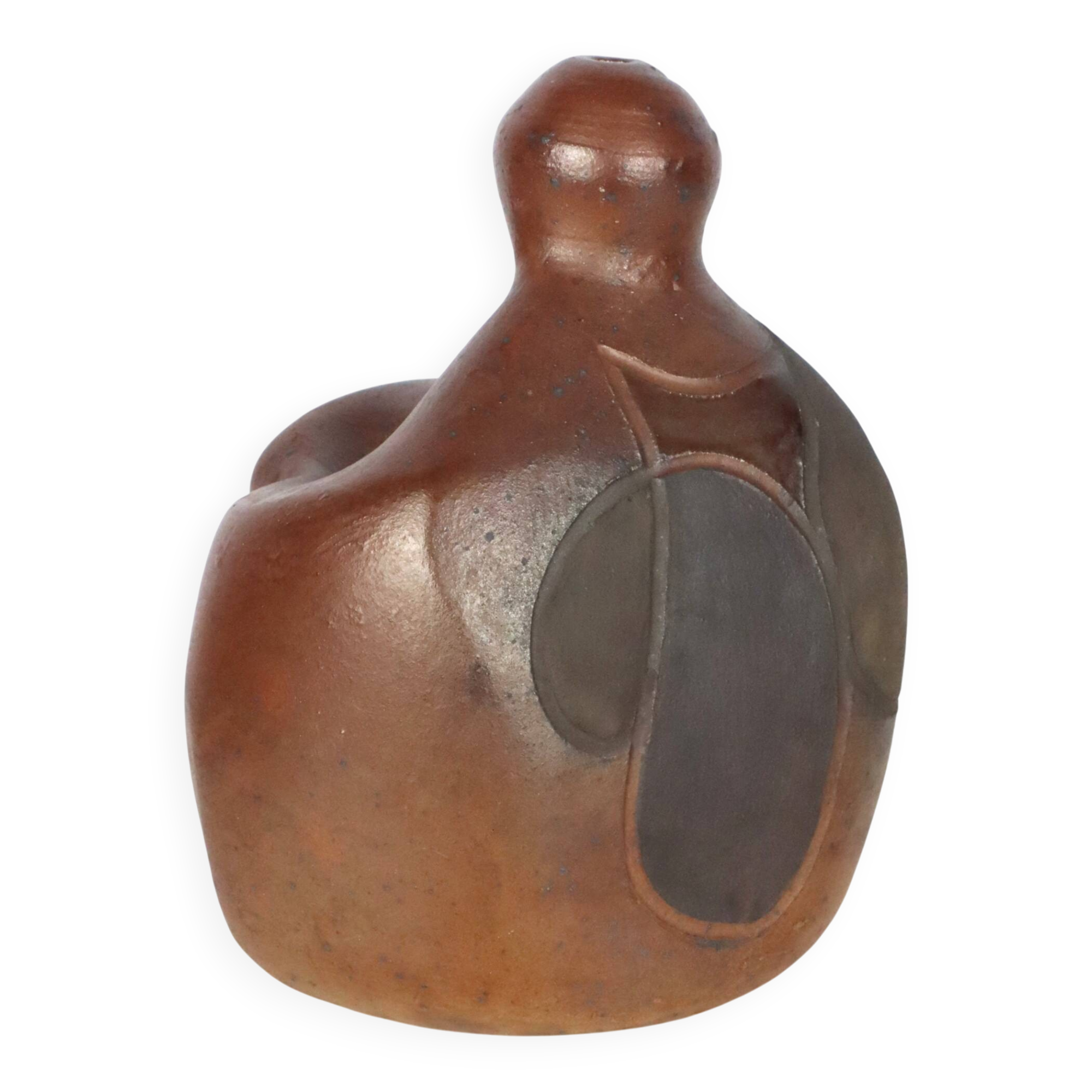 Ceramic vase m.a.j by georges martin 1960