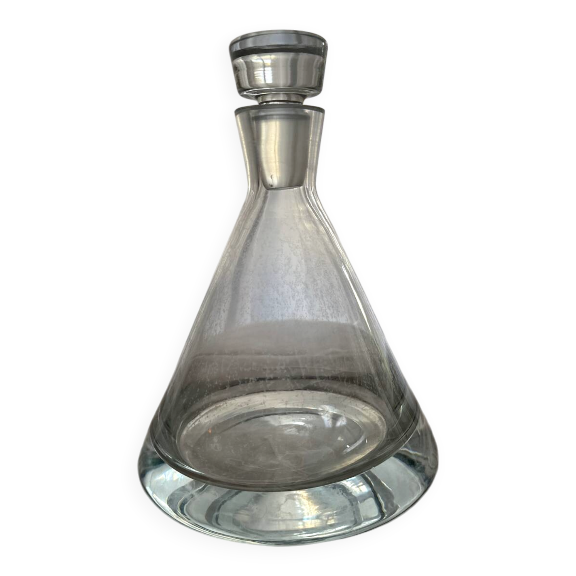 Vintage Tableware Conical Crystal Wine Carafe 1