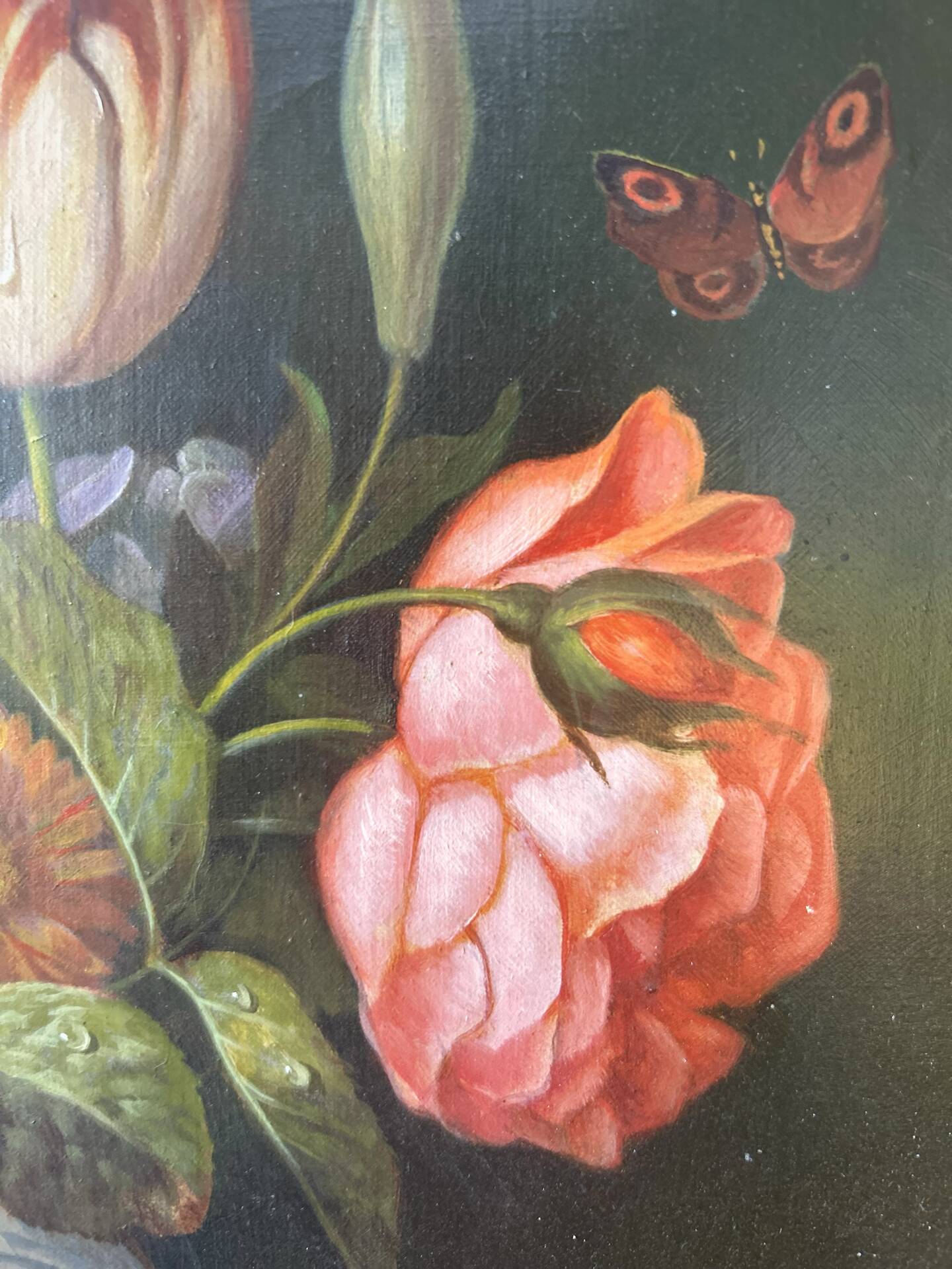 Oil on canvas FLOWER BOUQUET