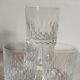 Quatre verres gobelets à whisky en cristal d'Arques vintages