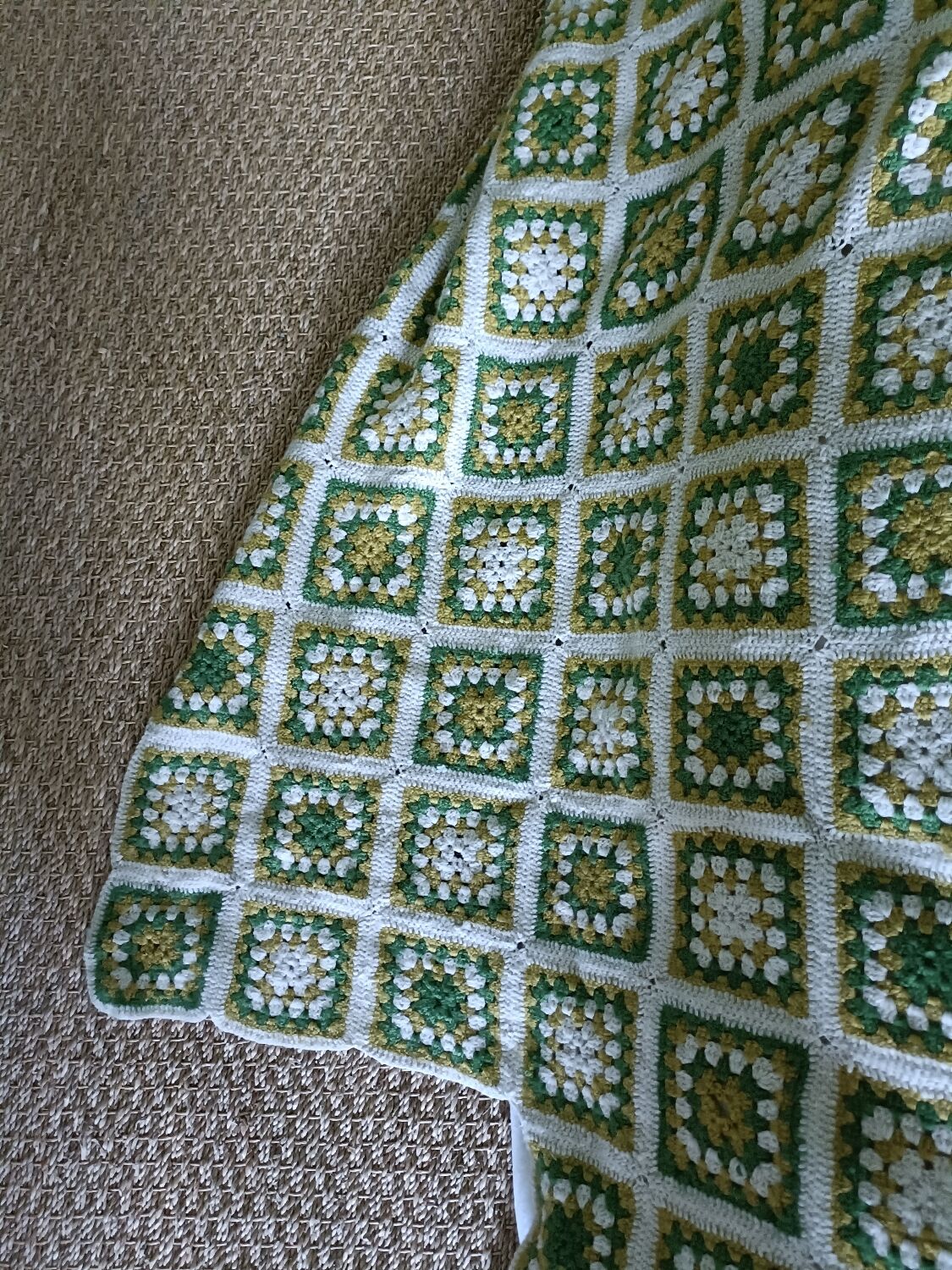 Crochet bedspread
