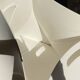 White ABS folding chair signed Flux Amsterdam circa 1980