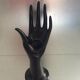 Vintage black ceramic hand