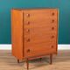 Commode rétro en teck des années 1960 BCM
