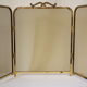 Vintage brass chimney firewall