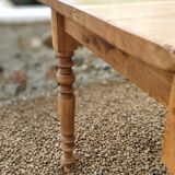 Elegant and refined 230 X 73 solid oak farmhouse table.