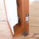 Teak light unit for fm wall system by kai kristiansen