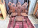 Set of 6 brutalist mountain chairs – chalet style – 1950s/60s