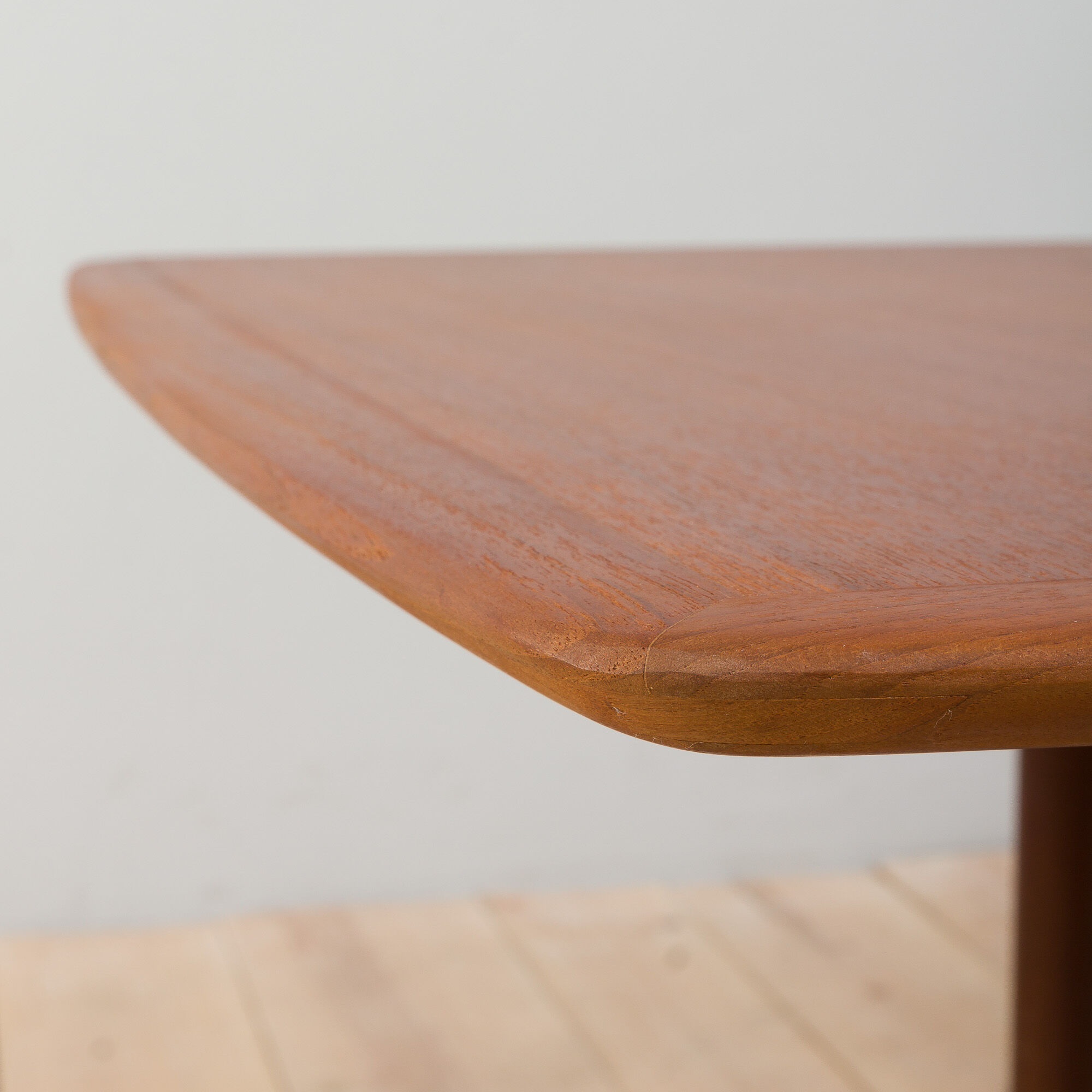Danish rectangular teak extension table, 1970s