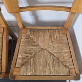 4 straw chairs