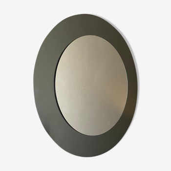 Miroir contemporain Oblò forme ronde en verre Italie 70cm