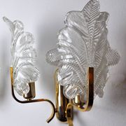 Applique "feuilles" de Carl Fagerlund, verre de Murano, Allemagne, 1970