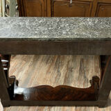 Console with crosses empire era mahogany around 1810-1820