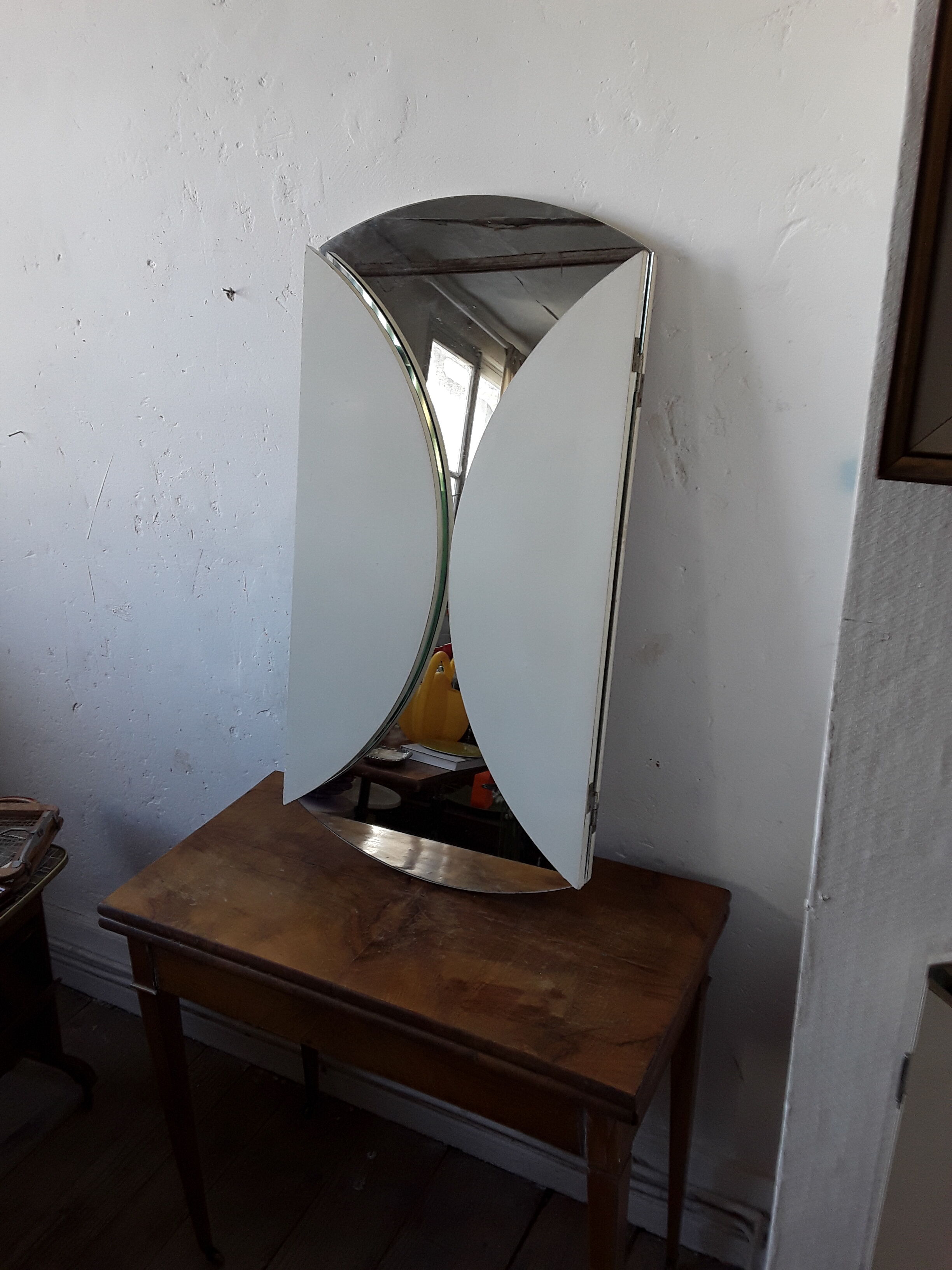 Vintage 70s round triptych 93cm