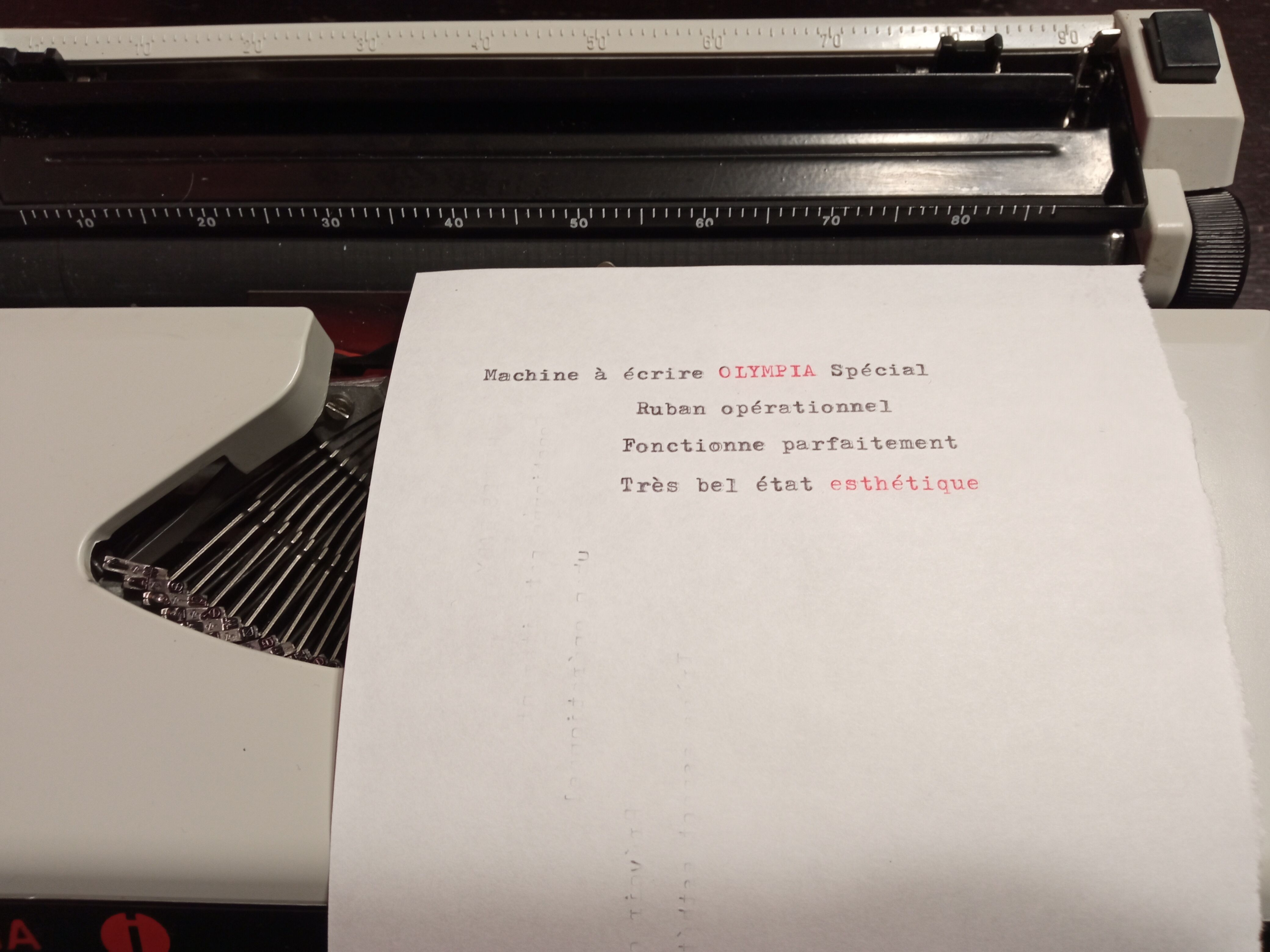 Olympia typewriter "Special"