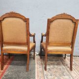Paire de fauteuils style Louis XVI