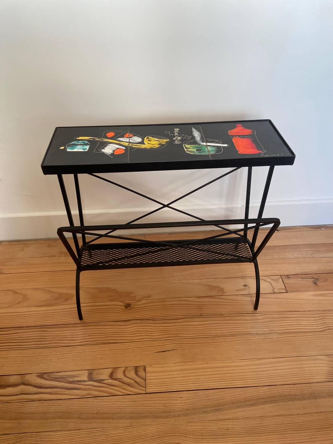 Vintage magazine rack