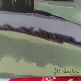 Landscape of Provence - original lithograph signed - numbered - Jean-Claude Quilici
