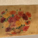 Painting the bouquet of vintage dahlias signed Blanchard