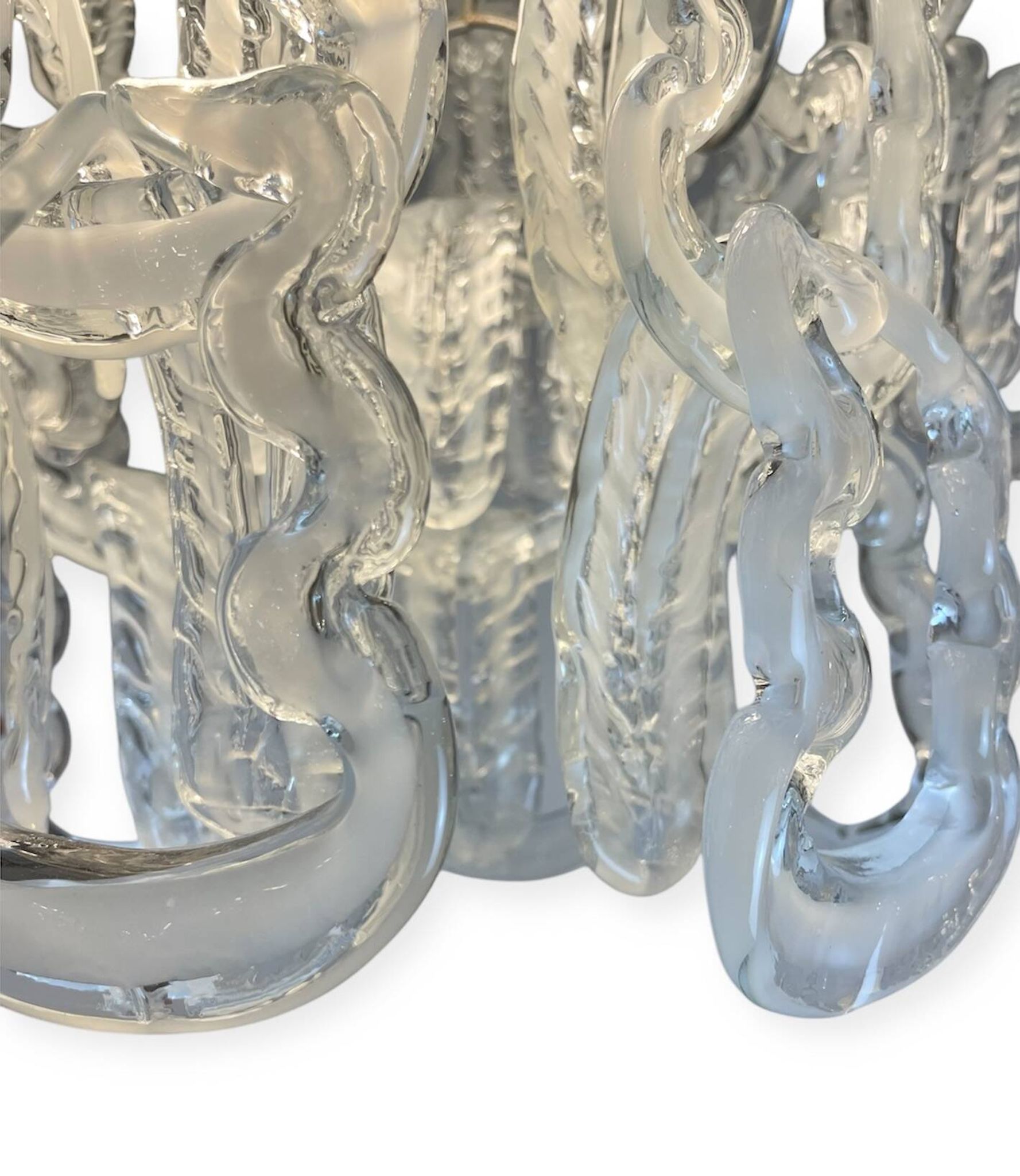 Murano Glass Chandelier, 1970s