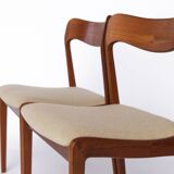 Set of 4 Danish teak chairs – Mid-century modern dining chairs from the 1960s, Resto