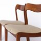 Set of 4 Danish teak chairs – Mid-century modern dining chairs from the 1960s, Resto
