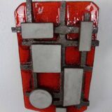 Brutalist ceramic wall panel from Krösselbach, Germany, 1960s