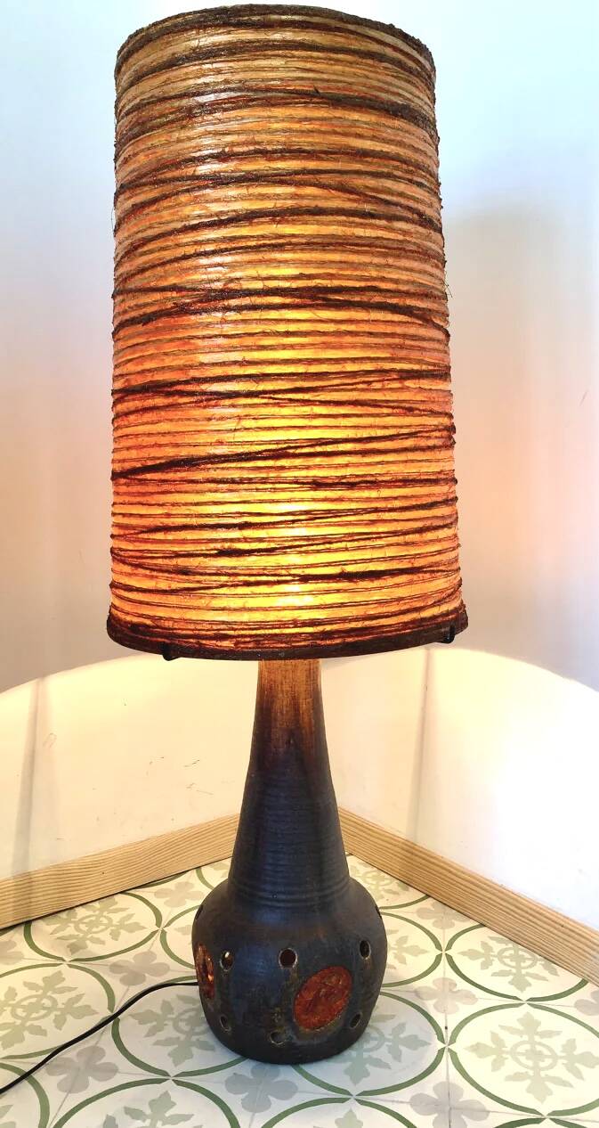 Accolay ceramic floor lamp, 1970