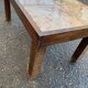 1970s solid wood and ceramic coffee table 84x44cm