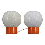 1970s Pair of Table lamps by Pokrok Zilina , Czechoslovakia