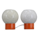 1970s Pair of Table lamps by Pokrok Zilina , Czechoslovakia
