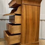 Petite Commode Secrétaire En Noyer de la fin du XIX ème siècle