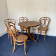 Vintage table and 4 chairs set
