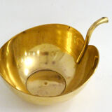 Large brass fruit bowl