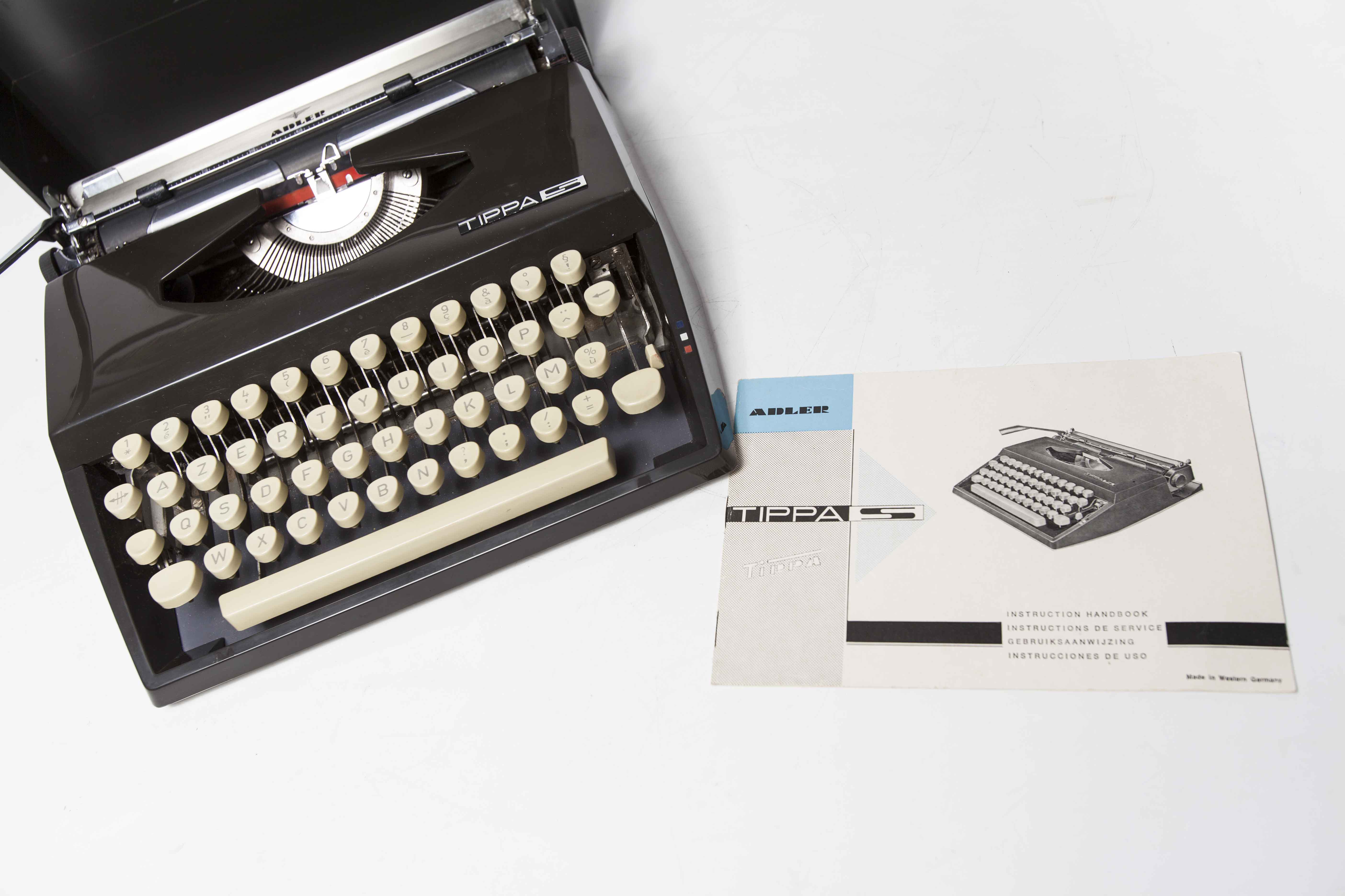 Revised Adler Tippa S typewriter and new ribbon