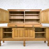 Model Mathias Sideboard in Oak by Guillerme and Chambron