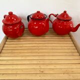 Vintage rattan bamboo coffee table