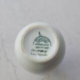 Small white porcelain vase from the Toucan collection by Pillivuyt.