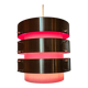 Midcentury Rare Pendant in style of Jo Hammerborg, Denmark, 1970s