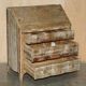 Rustic Swedish pine drop-leaf desk