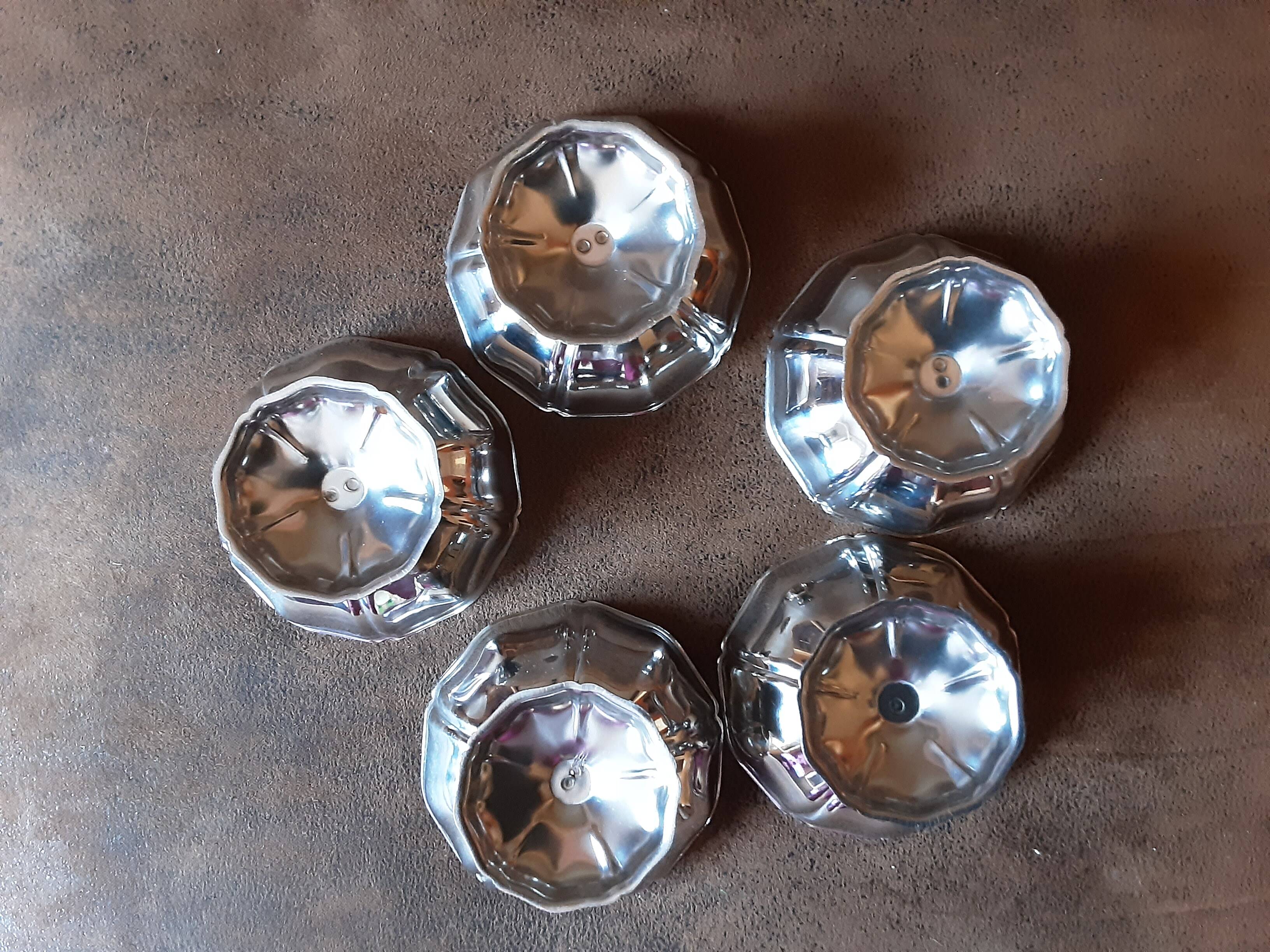 Lot de 5 coupes inox